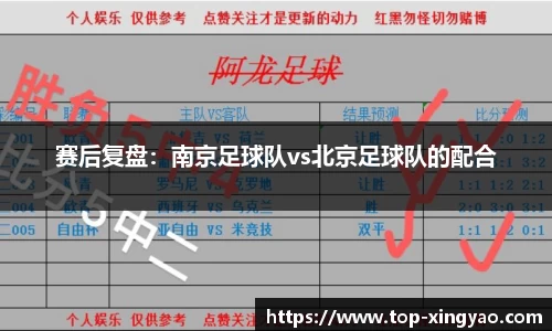 赛后复盘：南京足球队vs北京足球队的配合